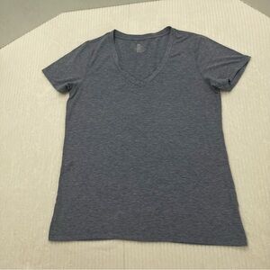 GAP Slate Blue V-Neck Short Sleeve Tee